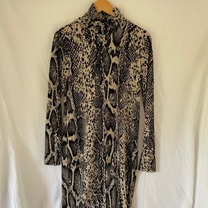 Zara snake print dress